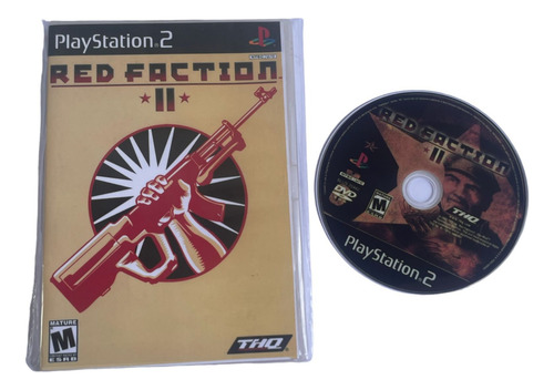 Jogo Red Faction Ll Play 2 Pt/br Com Capa E Pôster - Ps2