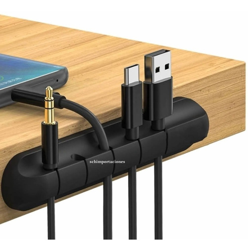 Imagen 4 de 10 de Organizador De Cables Multiproposito Silicona 3m Original