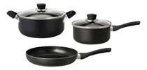 Comprar Set Cacerolas 22cm 28cm + Sarten Linea Hudson Aluminio