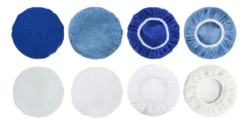 Pad Polish Pad Bonnet, Conjunto De 8 Peças, Microfibra, Algo