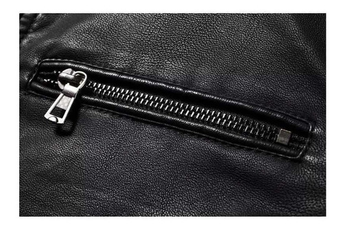Jaqueta Masculina De Couro Slim Fit Ofertacabolsa De Frio