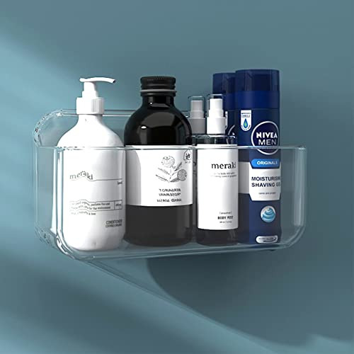 Bedside Caddy Organizer Acrylic Wall Mounted Adhesive S...