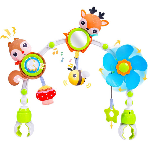 Koty Baby Stroller Arch Toy With Teleth, Sonajero, Sonido De