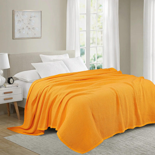 Manta De Algodón Treewool 100% Queen Size Para Cama -