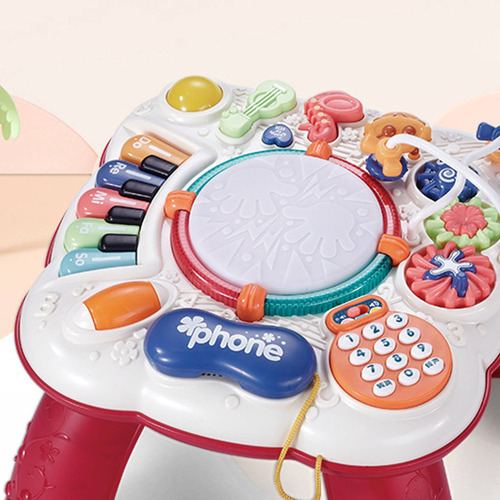 Mesa De Aprendizaje Musical Juguete Para Bebés Para Rojo