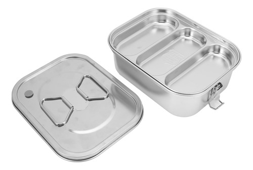 Recipiente Para Almuerzo Con Tapa De Acero Inoxidable 304 A