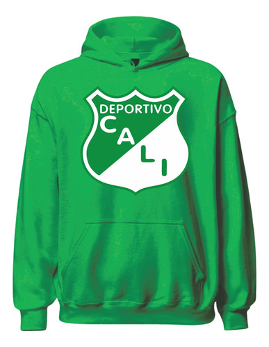 Buzo Capota Dep Cali Col Hoodie Green Series Futbol