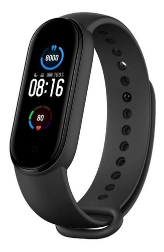 Imagen 1 de 3 de Xiaomi Mi Smart Band 5 (NFC) 1.1" caja de plástico pc negra malla negra de tpu y aleación de aluminio XMSH11HM