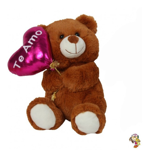 Oso De Peluche Con Corazón Te Amo Importado Romántico 