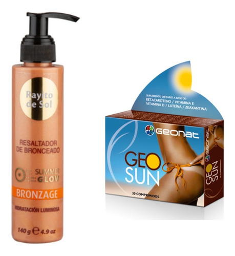 Bronzage Resaltador De Bronceado + Pastillas Autobronceantes