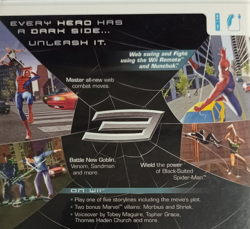 Spiderman 3 Para Wii (Usado)