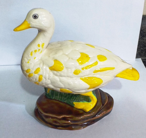 Adorno De Caballo Y Pato En Cerámica Para Decoración (Usado)