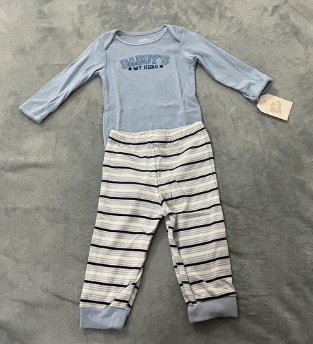 Body Manga Larga/pantalon Bebe Niño Baby B'gosh 9m