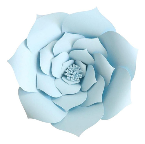 Nuevo Decoraciones De Papel De Papel Azul Claro