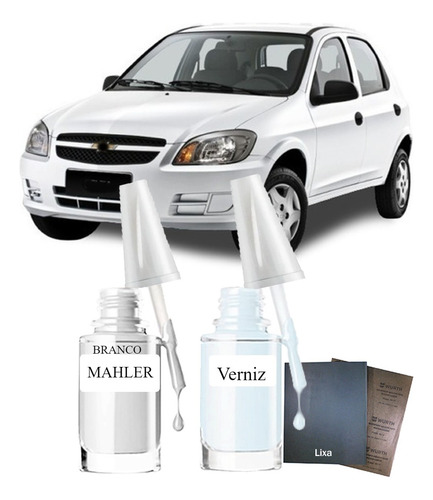 Tinta Tira Risco Retoque Gm Celta Branco Mahler