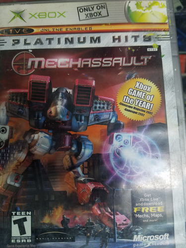 Mechassault Para Xbox Clasico Fisico Original