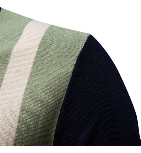 Polo De Malla A Rayas Para Hombre, Camisas Polo Masculinas