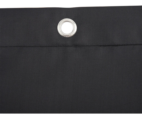 Cortina De Ducha Impermeable De 180 X 180 Cm, Color Negro, P