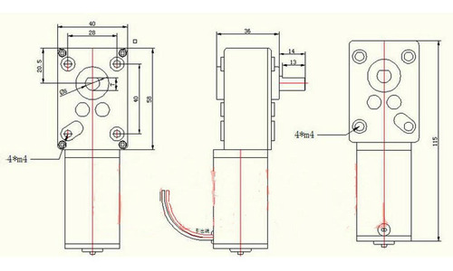 Turbina De Redução De Velocidade 24v 470rpm