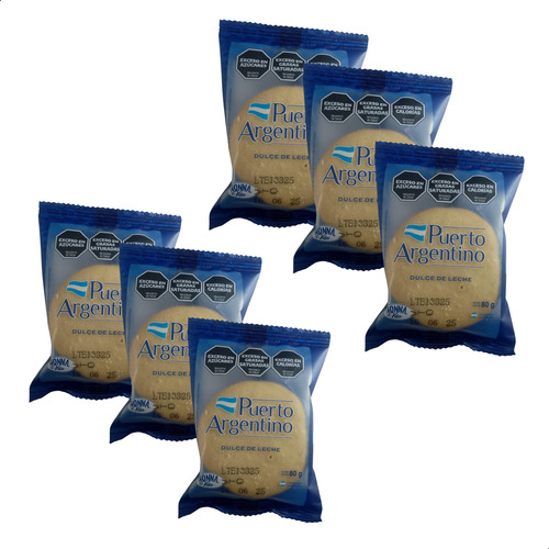 Alfajor De Maicena Puerto Argentino Pack X6