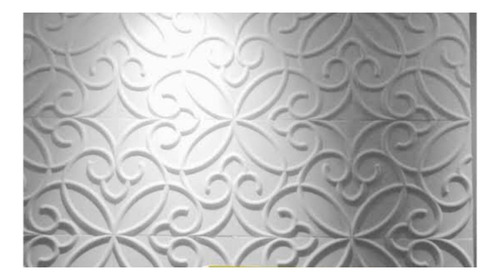 1 Forma/molde Abs P/gesso E Cimento 3d - 29x29cm Arabesco