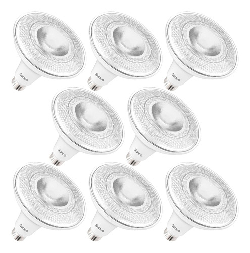 Sunco - Paquete De 8 Bombillas Led Par38 Para Exteriores, Im