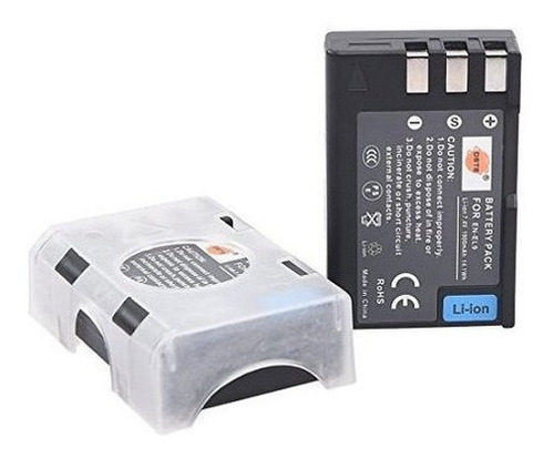 Dste 2 Pack Enel9 Bateria Recargable De Liion Para Nikon D40