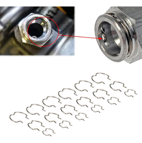 5 X 18 Uds Clips De Línea De Refrigeración De Transmisión
