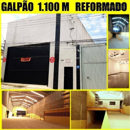 Galpão Para Alugar, 1000 M² Por R$ 17.000,00/mês - Vila Alpina - São Paulo/sp - Ga0358