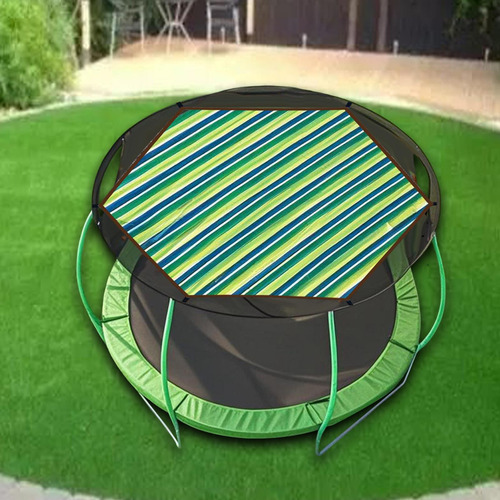 Cubierta De Tono De Trampolín Canopy 14 Pies Para 6 Polos