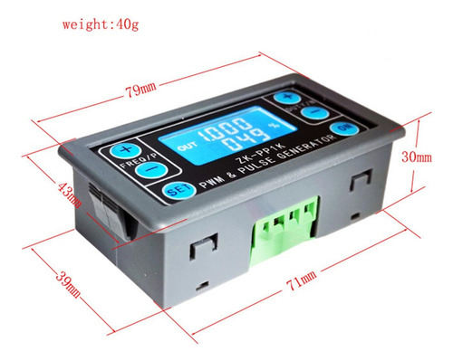 Pwm Freqüência De Pulso Onda Quadrada Onda Retangular Dc
