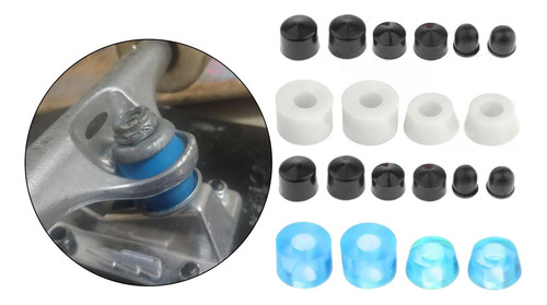 Kit De Rodas De Skate C 20x Roller Bushing Luminoso Led