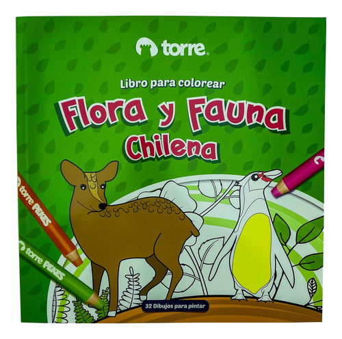 Libro Para Colorear, Flora Y Fauna Chilena 
