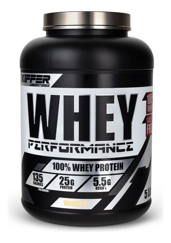 Proteína 100% Whey Performance - 5 Libras - Sin Lactosa Sabor Vainilla