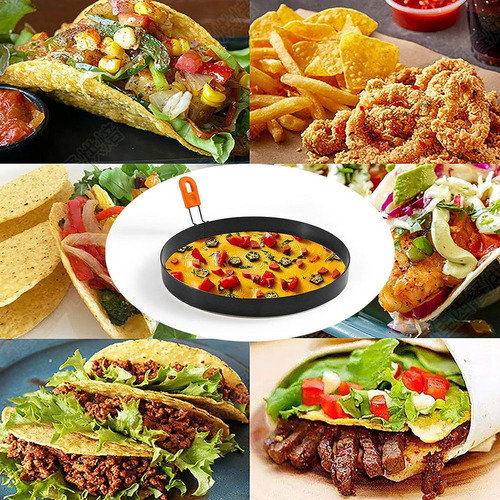 Anillo Cristalino Para Tortillas De Acero Inoxidable De 8 Pu