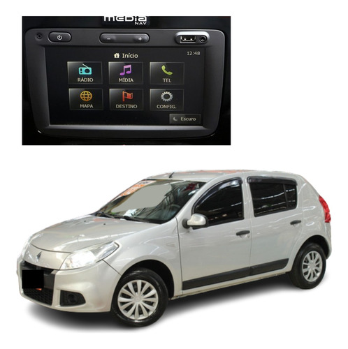 Touch Screen 7 Renault Tela Toque Duster Media Nav Sandero