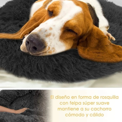 Imagen 6 de 7 de Cama Mascotas Perros Grandes Antiestres 110cm Talla Xxxl