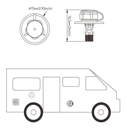 Imagem 6 de 7 de Entrada De Água P/ Motorhome Campers Trailers Caixa D´água