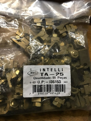 Terminal Sapata Intelli Ta-25 Cobre Fundido 25mm Pct Com 50