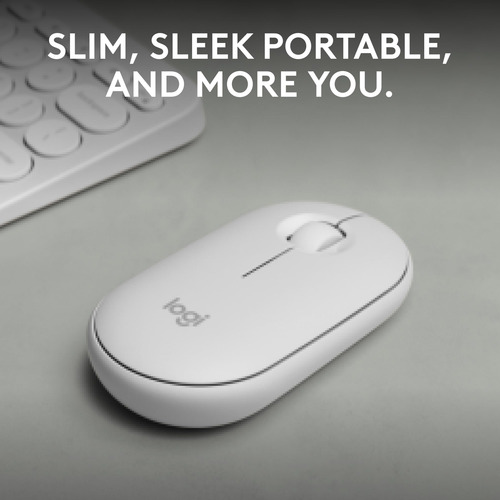 Ratón Logitech Pebble 2 M350s Slim Bluetooth Inalámbrico Bla