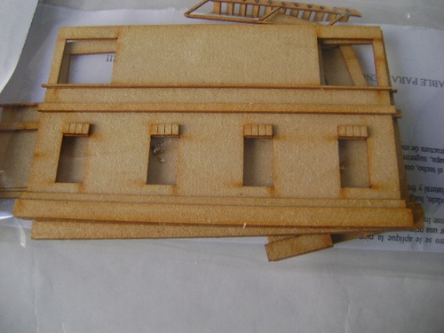 Imagen 4 de 5 de Nico Cabina De Señales La Plata Kit Fibrofacil H0 (mnt 113)