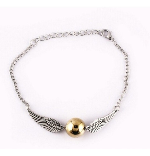 Pulsera Snitch Dorada - Harry Potter - Quidditch - Hp - Ala