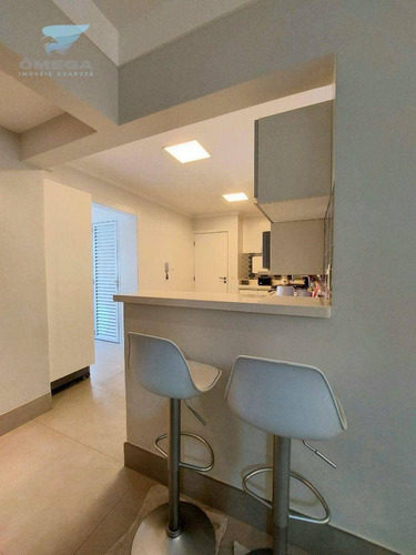 Imagem 10 de 26 de Apartamento Finamente Reformado Com 3 Dormitórios Sendo 1 Suíte - Sacada - Vista P/mar - R$ 770.000 - Praia Das Pitangueiras - Guarujá/sp - Ap0009