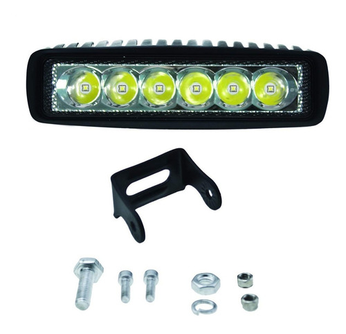 Pack X2 Focos Led Para Autos Barra Led 4x4 Neblinero 18w