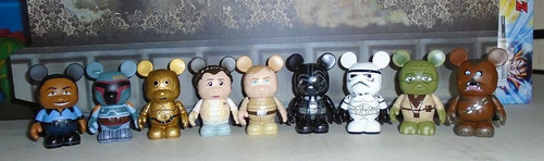 Star Wars Set De 9 Figuras De Vinil Exclusivas Disney Store