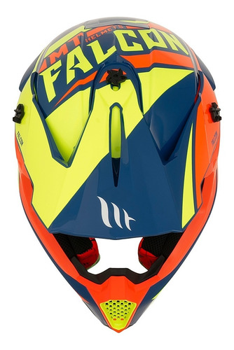 Imagen 2 de 8 de Casco Motocross Mt Helmets Falcon West Interpose Moto Delta