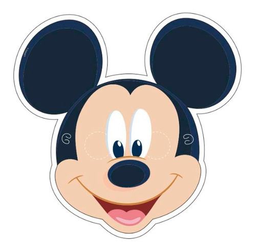 Careta Antifaz Para Cumpleaños X 6u - Mickey Mouse