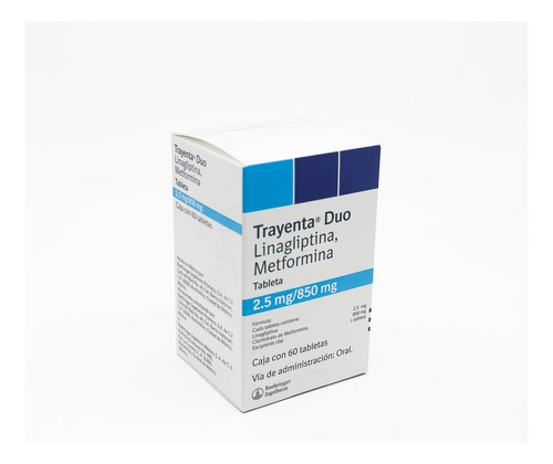 Trayenta Duo 2,5 Mg/850 Mg 60 Tabletas + Kit Botiquín Jaloma