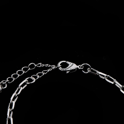 2 Para Mujer Tobillera De Metal Cadena Cadena Pequeña Plata