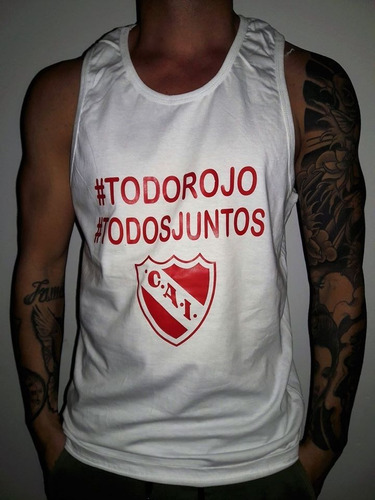 Musculosa Independiente #todorojo